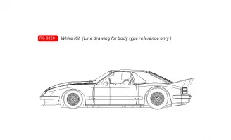 RS0320 White kit ( line drawing for body type reference only )